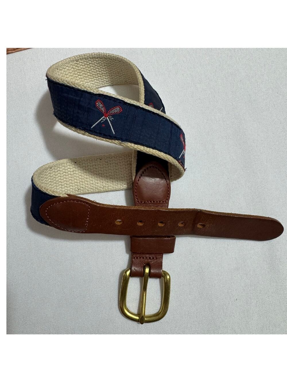 Leather Man LTD top grain leather belt size 26 since 1967 lacrosse sticks